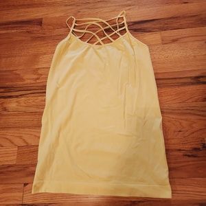 Zenana Outfitters Seamless Yellow Camisole 1X/2X
